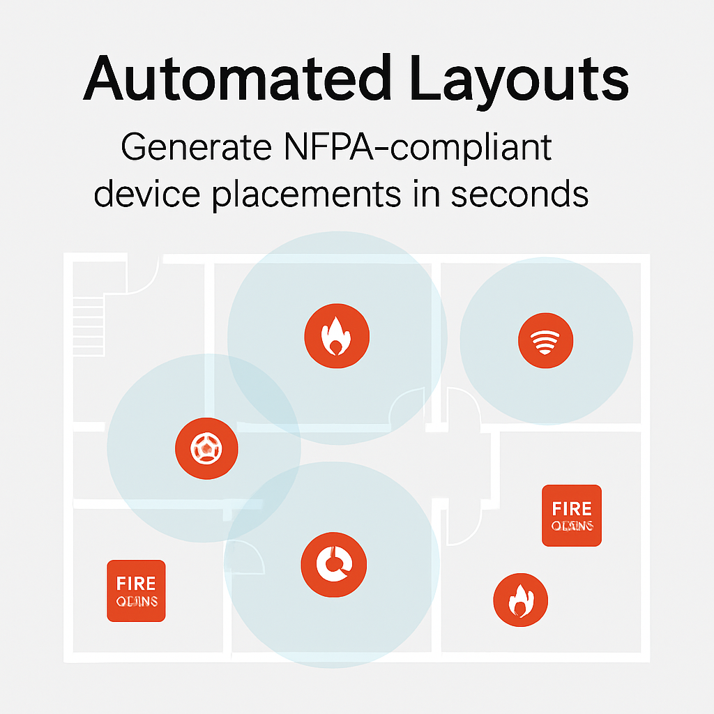 Automated Layouts Illustration