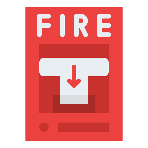 Wall Fire Alarm Icon
